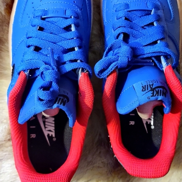 New Women's Air Force One sneakers Sz 6.5 animal print python snake - Picture 7 of 12